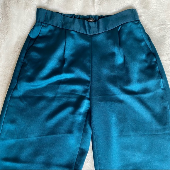 BR satin wide leg pants size XS - Picture 3 of 7